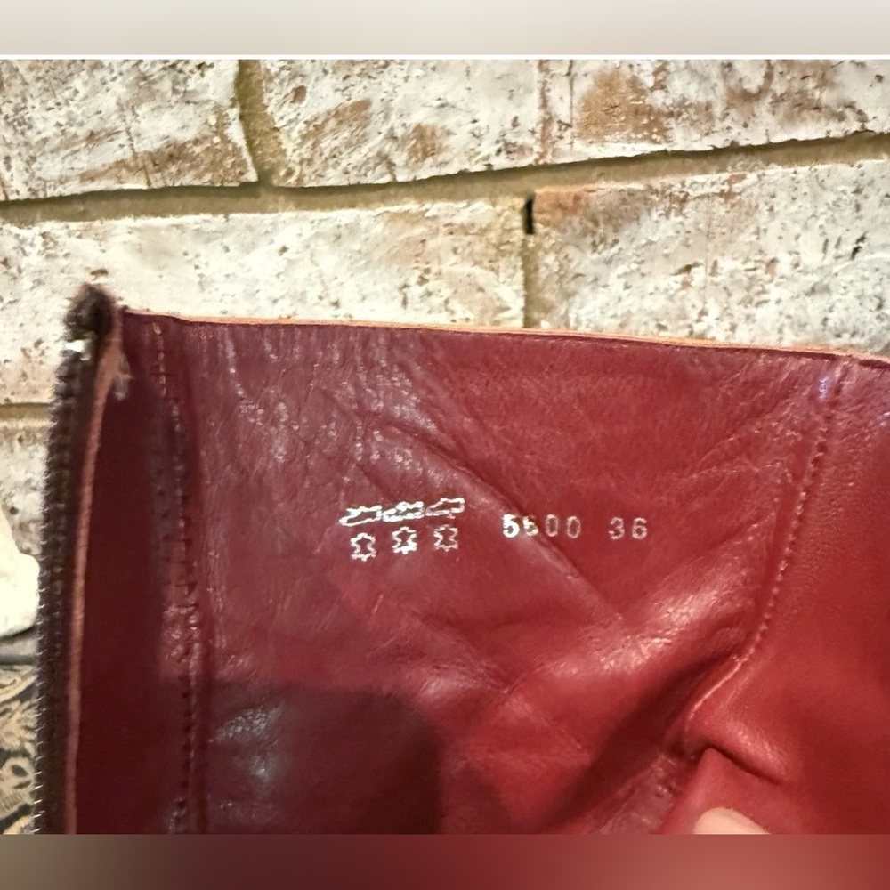 Vintage 90s Charles David By Natalie Ostrich Leather Made In Italy Sz 36 US 5.5 - Picture 12 of 12